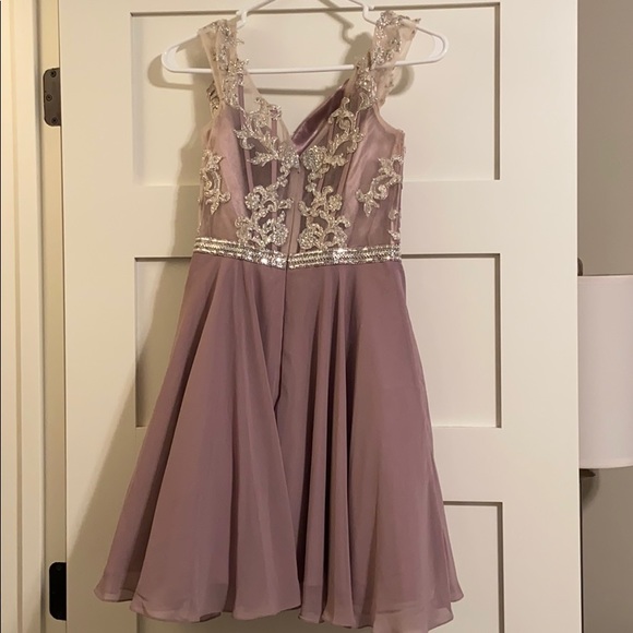 Prom Girl Homecoming Dress. Light purple - Picture 2 of 7